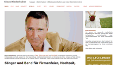 Desktop Screenshot of klausniederhuber.com